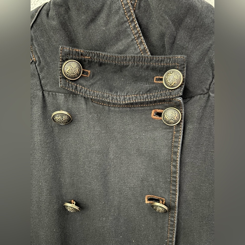 Free People Viva Surplus Jacket In Black Size Large New - Picture 6 of 14